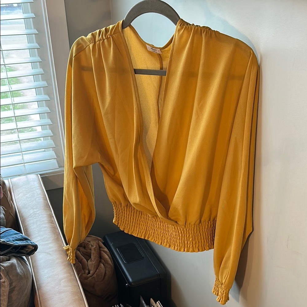 Wilfred Yellow Blouse Top